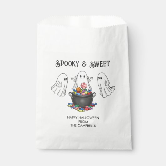 Spooky Halloween Ghost Geschenktütchen (Vorderseite)