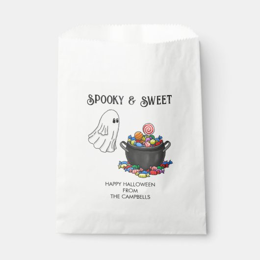 Spooky Halloween Ghost Geschenktütchen (Vorderseite)