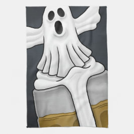 Spooky Halloween Ghost Geschirrtuch