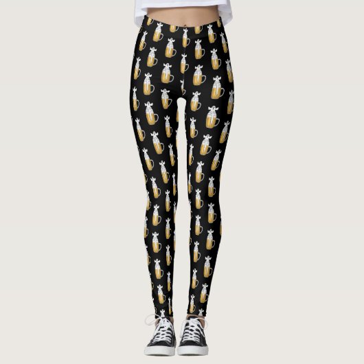Spooky Halloween Ghost Leggings (Vorderseite)