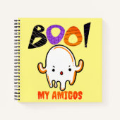 Spooky Halloween Ghost: Notizblock (Vorderseite)