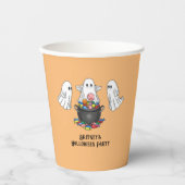 Spooky Halloween Ghost Pappbecher (Vorderseite)