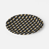 Spooky Halloween Ghost Pappteller (Schrägansicht)