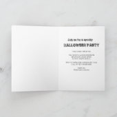 Spooky Halloween Ghost-Party Einladung (Innenseite)