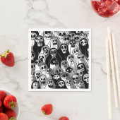 Spooky Halloween Ghost Serviette (Beispiel)