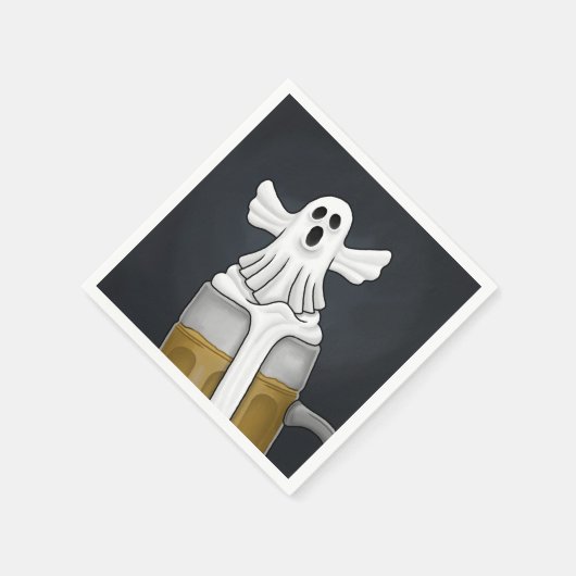 Spooky Halloween Ghost Serviette (Ecke)