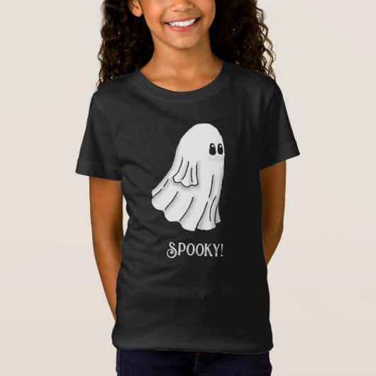 Spooky Halloween Ghost T-Shirt (Vorderseite)