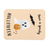 Spooky Halloween Ghost Trick oder Behandlung von O Magnet (Horizontal)