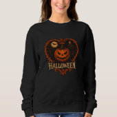 Spooky Halloween Ghost Women's Basic Sweatshirt –  (Vorderseite)