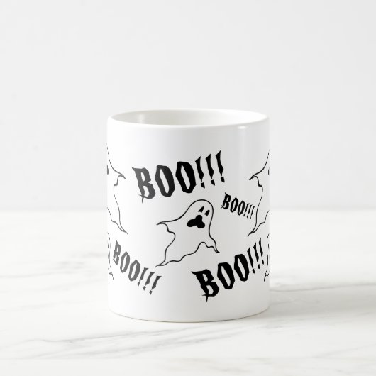 Spooky Halloween Ghosts Kaffeetasse (Mittel)