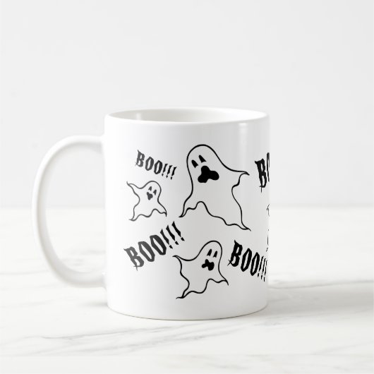 Spooky Halloween Ghosts Kaffeetasse (Links)
