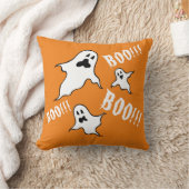 Spooky Halloween Ghosts Throw Cushion Kissen (Decke)