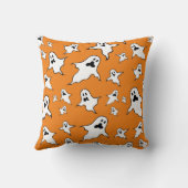 Spooky Halloween Ghosts Throw Cushion Kissen (Rückseite)
