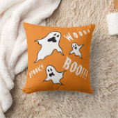 Spooky Halloween Ghosts Throw Cushion Kissen (Decke)