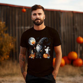 Spooky Halloween Gnome mit Personal Tri-Blend Shirt