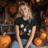 Spooky Halloween Gnome mit Personal Tri-Blend Shirt