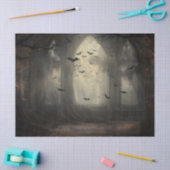 Spooky Halloween Gothic Arc mit Fledermausdekoupag Seidenpapier (Basteln)