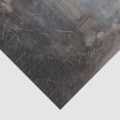 Spooky Halloween Gothic Arch mit Fledermäusen für Seidenpapier (Detail)