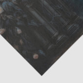 Spooky Halloween Gothic Arch mit Fledermäusen für  Seidenpapier (Detail)