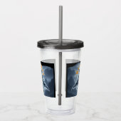 Spooky Halloween Gothic Skeleton Spirit Acryltrinkbecher (Rechts)