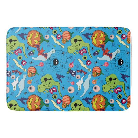 Spooky Halloween Graphic Collection Badematte (Vorderseite)