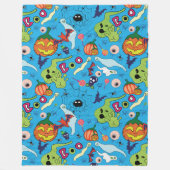 Spooky Halloween Graphic Collection Fleecedecke (Vorderseite)