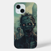 Spooky Halloween Graveyard Zombie Apocalyse Case-Mate iPhone Hülle (Rückseite)
