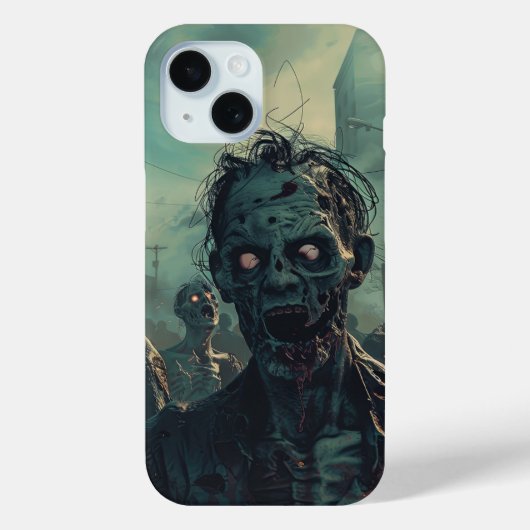 Spooky Halloween Graveyard Zombie Apocalyse Case-Mate iPhone Hülle (Rückseite)