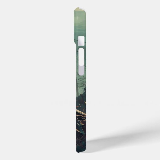 Spooky Halloween Graveyard Zombie Apocalyse Case-Mate iPhone Hülle (Rückseite / Links)