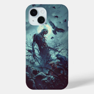 Spooky Halloween Graveyard Zombie Raven Skeleton Case-Mate iPhone Hülle