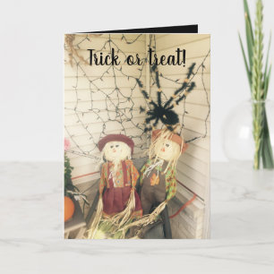 Spooky Halloween Greeting Card Karte