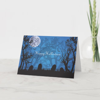 Spooky Halloween Grußkarte Karte