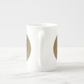 Spooky Halloween Hexenhaus und Vampirschloss Porzellantasse (Rückseite)