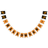 Spooky Halloween House Individuelle Name & Details Wimpelkette (Alle)