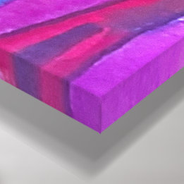 Spooky Halloween Houses Watercolor Leinwanddruck