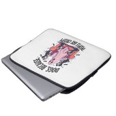 Spooky Halloween Hund Spooky Ghost (2) Laptopschutzhülle (Vorne Knopf)