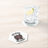 Spooky Halloween Hund Spooky Ghost 2 Untersetzer (Vor Ort)