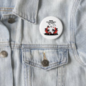 Spooky Halloween Hund Spooky Ghost Button (Beispiel)