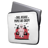 Spooky Halloween Hund Spooky Ghost Png 2 Laptopschutzhülle (Vorderseite Links)