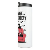 Spooky Halloween Hund Spooky Ghost Png 2 Thermosbecher (Nach rechts gedreht)