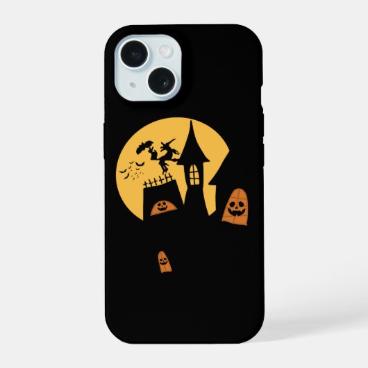 Spooky Halloween iPhone 15 Hülle (Rückseite)