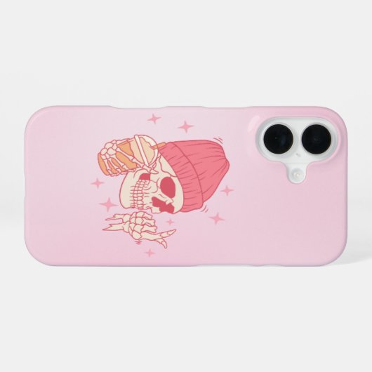 Spooky Halloween iPhone 16 Case – Fun & Festive De Hülle (Rückseite (Horizontal))