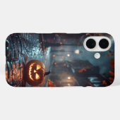 Spooky Halloween Jack-O'-Lantern Case-Mate iPhone Hülle (Rückseite (Horizontal))