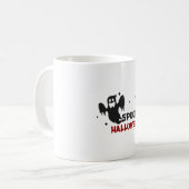 Spooky Halloween Kaffeetasse (Vorderseite Links)