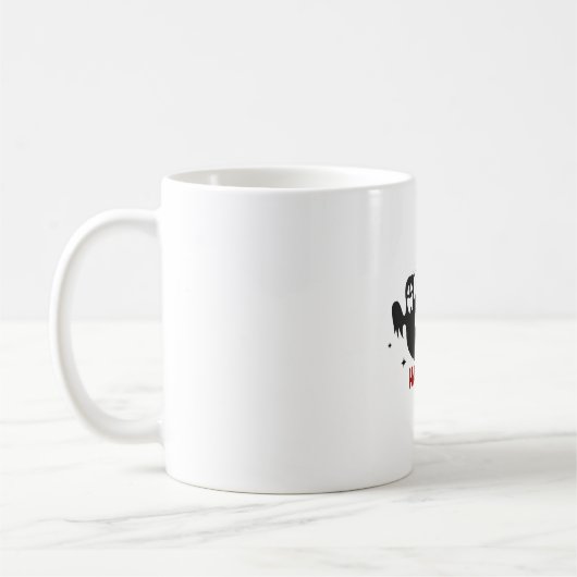 Spooky Halloween Kaffeetasse (Links)