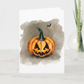 Spooky Halloween Karte (Vorderseite)