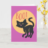 Spooky Halloween Karte (Gelbe Blume)