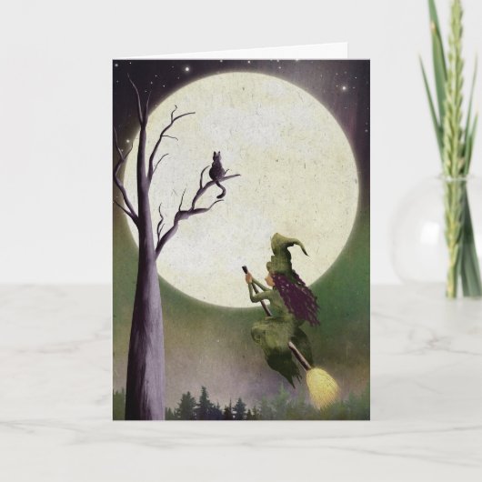 Spooky Halloween Karte (Vorderseite)
