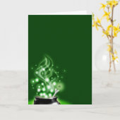 Spooky Halloween Karte (Gelbe Blume)