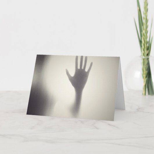 Spooky Halloween Karte (Vorderseite)